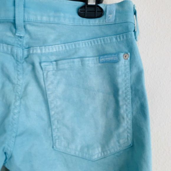 7 For All Mankind The Cropped Skinny Stretch Jeans - Picture 4 of 5